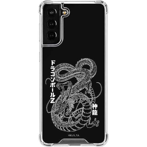 Dragon Ball Z Negative Shenron Galaxy S21 FE Clear Case